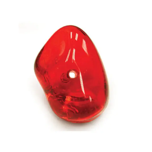 Χάντρα Γυάλινη Large Rock Siam 18x10mm - 5τεμ