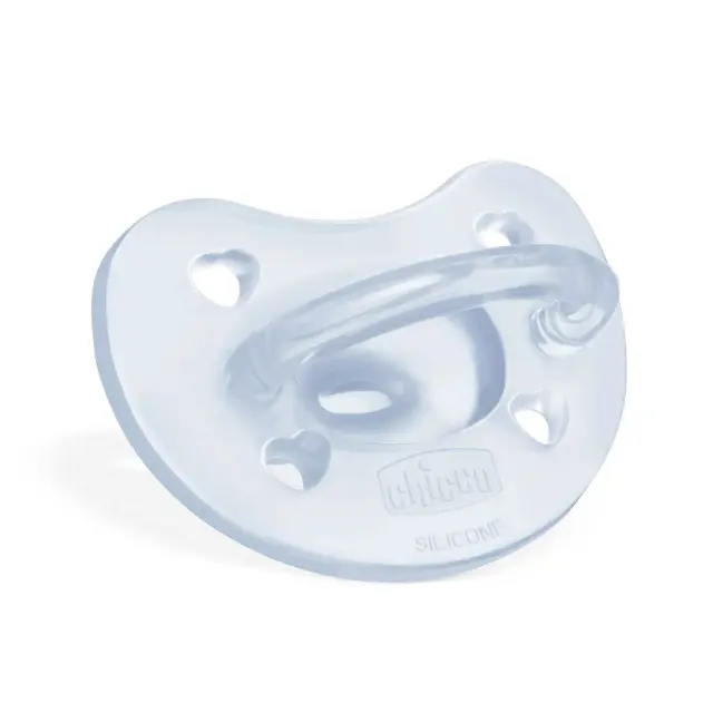 Chicco Soft Πιπίλα Σιλικόνης Γαλάζιο για 0-6 μηνών 1τμχ 3