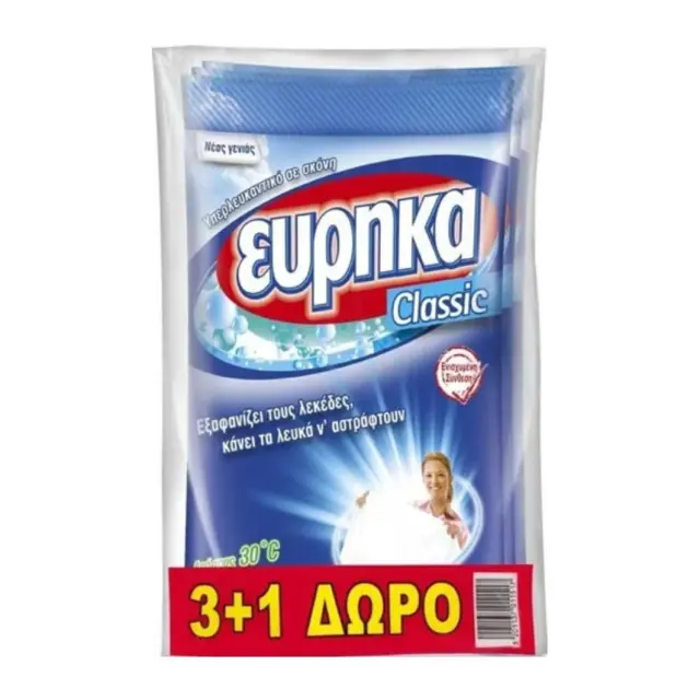Ευρηκα Λευκαντικό Φακελακι 60gr 3+1