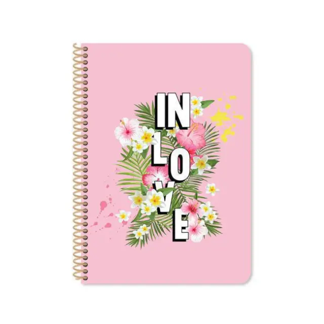 Diakakis Τετράδιο Σπιράλ Blossom Love 17x25 2 θέματα (000050443) 3