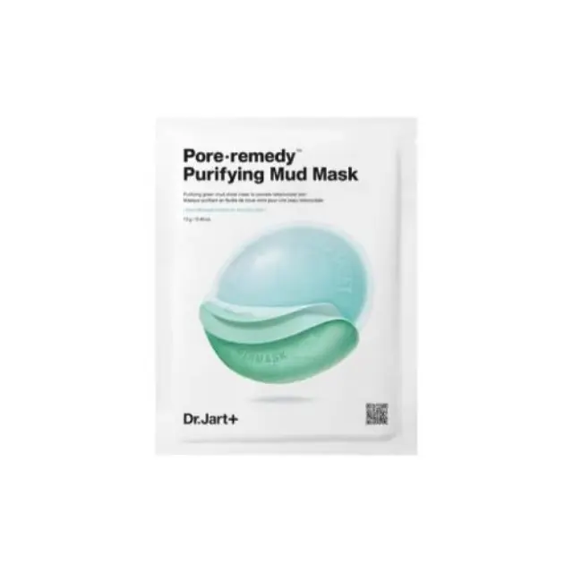 Dr.Jart+ Dermask Pore-remedy Purifying Mud Καθαριστική Μάσκα Προσώπου με Πράσινη Λάσπη για Λεία Επιδερμίδα, 1τμχ