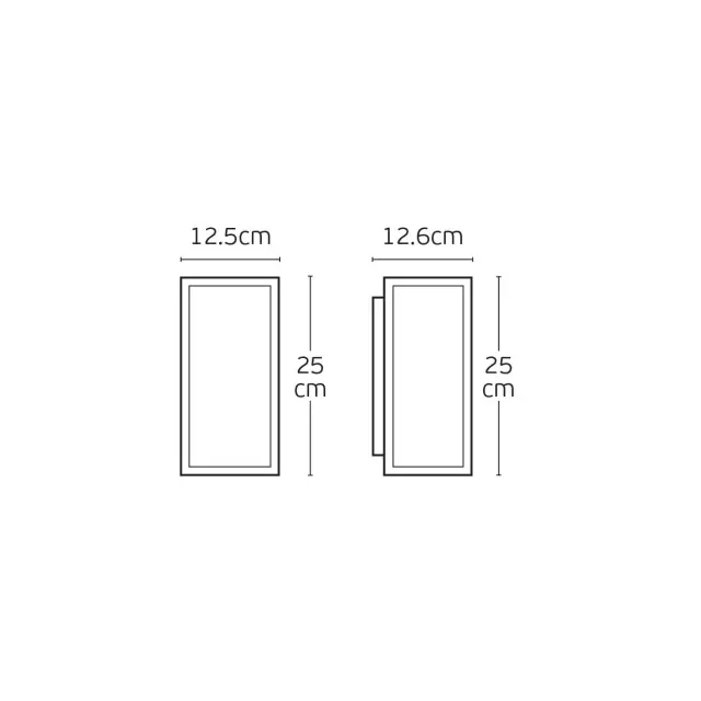 House 02155/WA/AN/W Φανάρι Led τοίχου ανθρακί 3