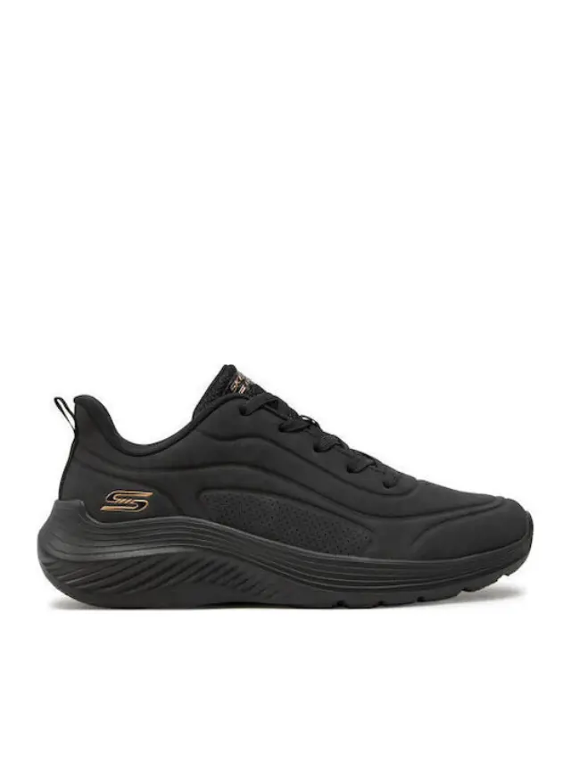 Skechers Women's Bobs Squad Waves Just Wading Τριπλό Μαύρο 117485-BBK (Skechers)