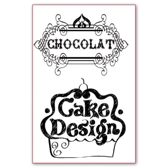 Σφραγίδα 11x7cm Cake Design, Stamperia