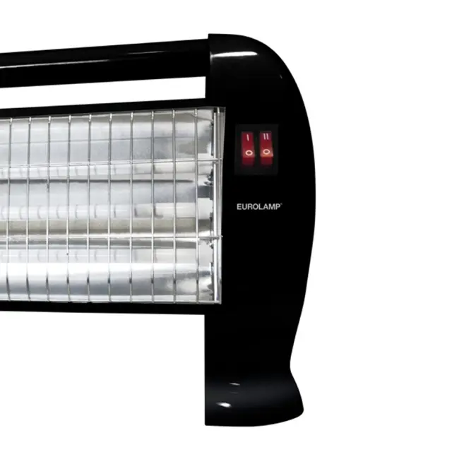 EUROLAMP ΘΕΡΜΑΣΤΡΑ ΧΑΛΑΖΙΑ ΜΑΥΡΗ 1200W 2