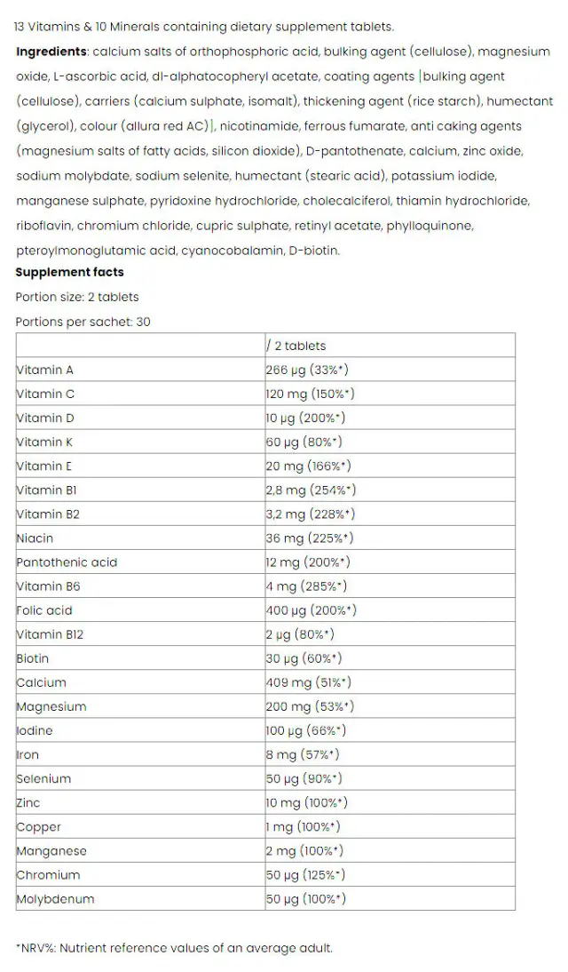 Nutriversum Multivita - VITA 2