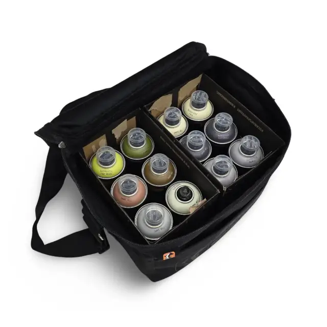 3DeeMurals Graffiti Spray Can Bag – 16 Cans 2