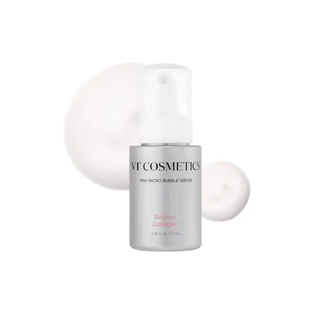 VT Retinol Collagen Pink Micro Bubble Serum Αντιγηραντικός Ορός Προσώπου με Ρετινόλη, 70ml