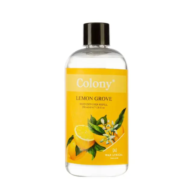 Wax Lyrical Colony Reed Diffuser Refill Υγρό Αναπλήρωσης για Δοχείο Αρωματισμού Χώρου Lemon Grove 200ml 2