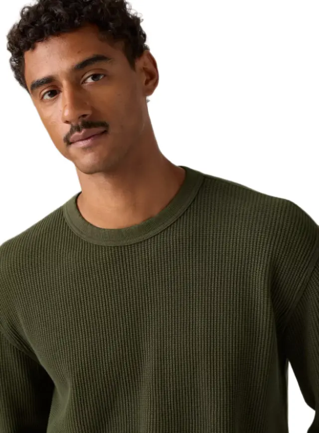 Levi's Red Tab Relaxed Garment Dye Long-Sleeve Thermal ανδρική μπλούζα μακρυμάνικη 009NP0006-1 2