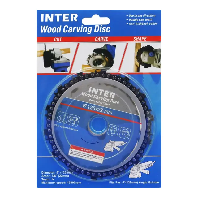 INTER ΔΙΣΚΟΙ ΞΥΛΟΥ ΜΕ ΑΛΥΣΙΔΑ 125MM