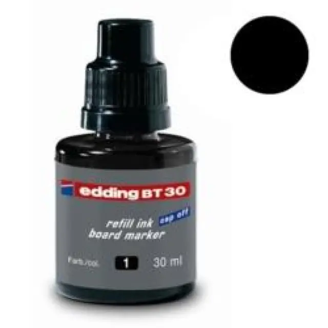 Edding BT-30 Μελάνι Πίνακα Μαύρο 30ml (01.ΒΤ-30/1)