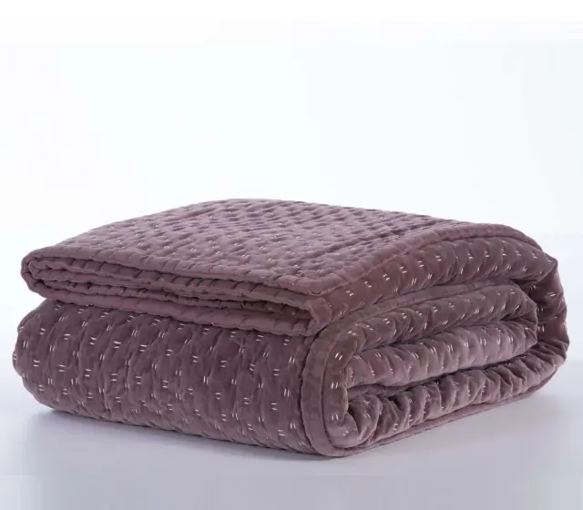 Nef-Nef Homeware Κουβερλί Υπέρδιπλο Shepard 23 240x230 Wine 2