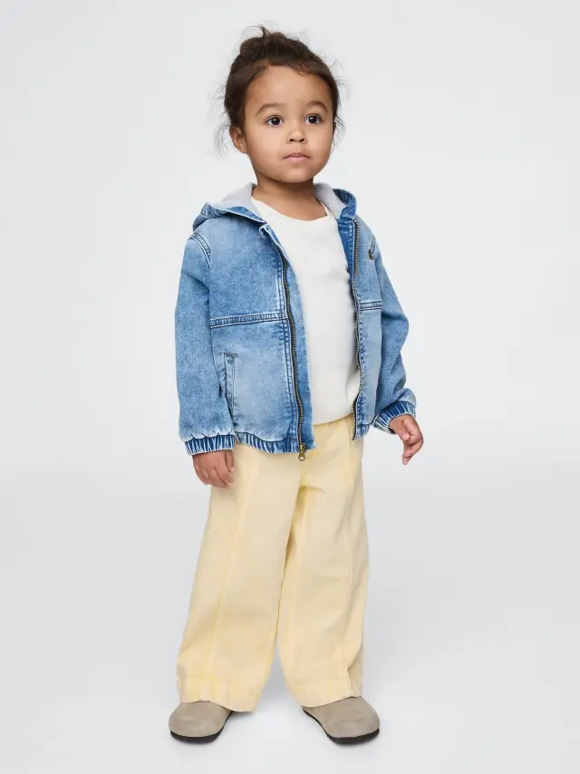 Βρεφικό & Νηπιακό UltraSoft Pull-On Baggy Wide-Leg Τζιν Pale banana yellow