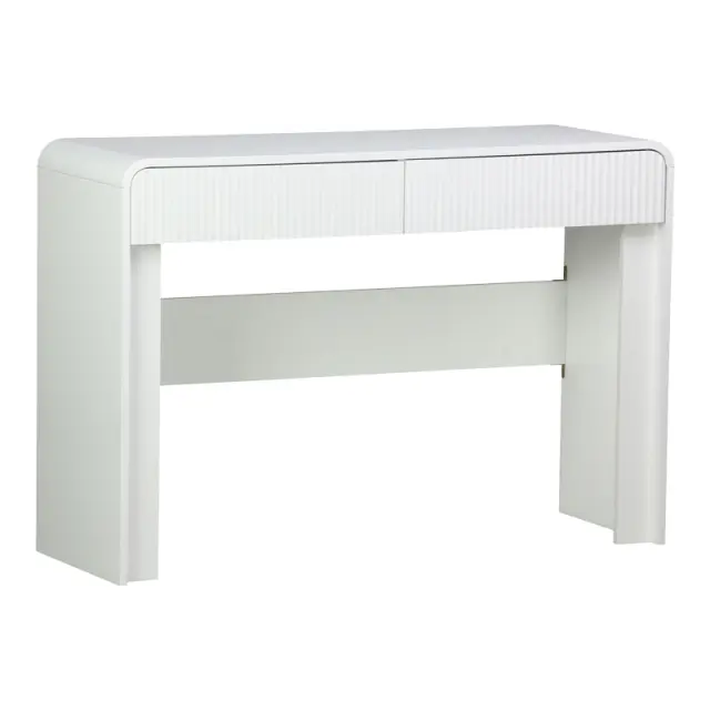 Κονσόλα Zeplen pakoworld λευκό mdf 110x38x75εκ 3