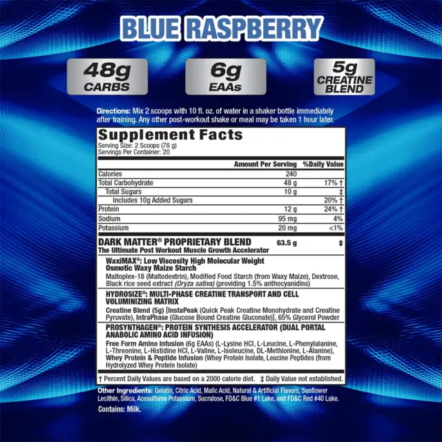 MHP Dark Matter Blue Raspberry, 1.56 kg 2