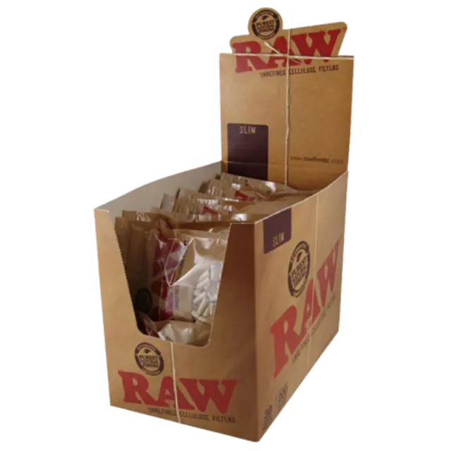 RAW Cellulose Φιλτράκια - Ακατέργαστης Κυτταρίνης Slim 3