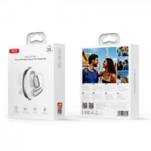 Bluetooth ακουστικά handsfree με τεχνολογία ΑΙ για αυτόματη μετάφραση ομιλίας, σε λευκό χρώμα 2