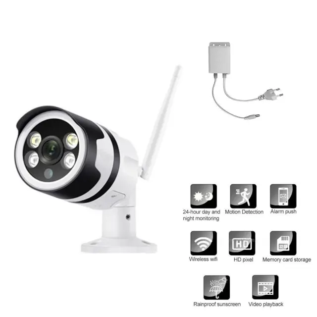 IP Κάμερα Παρακολούθησης Wi-Fi 1080p Αδιάβροχη με Φακό 3.6mm Jortan JT-82216