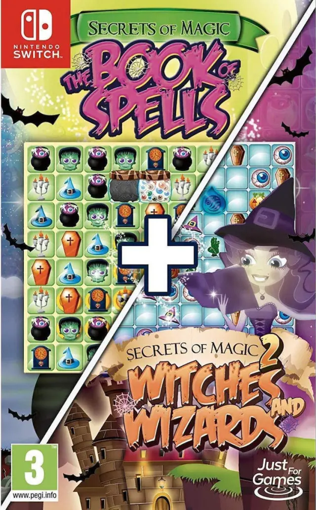 NSW Secrets of Magic: The Book of Spells + Secrets of Magic 2: Witches and Wizards