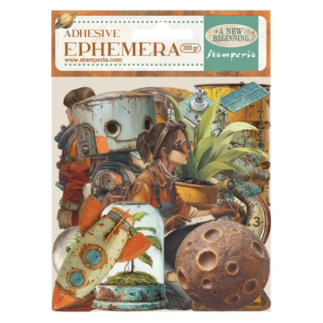 Αυτοκόλλητα Die Cuts-Ephemera Stamperia, A new Beginning