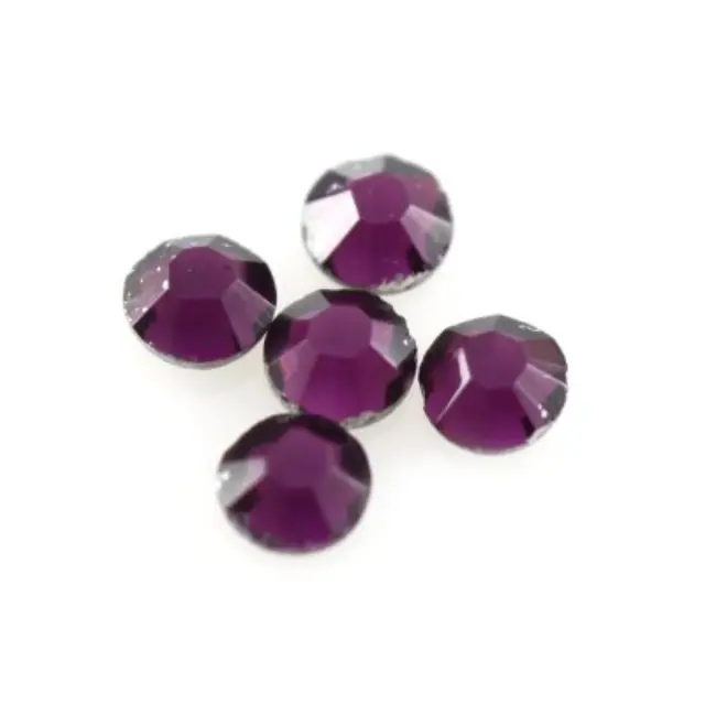 Στρας Zircons Flat M.C. Chaton Amethyst SS6 (2mm) ~170τεμ