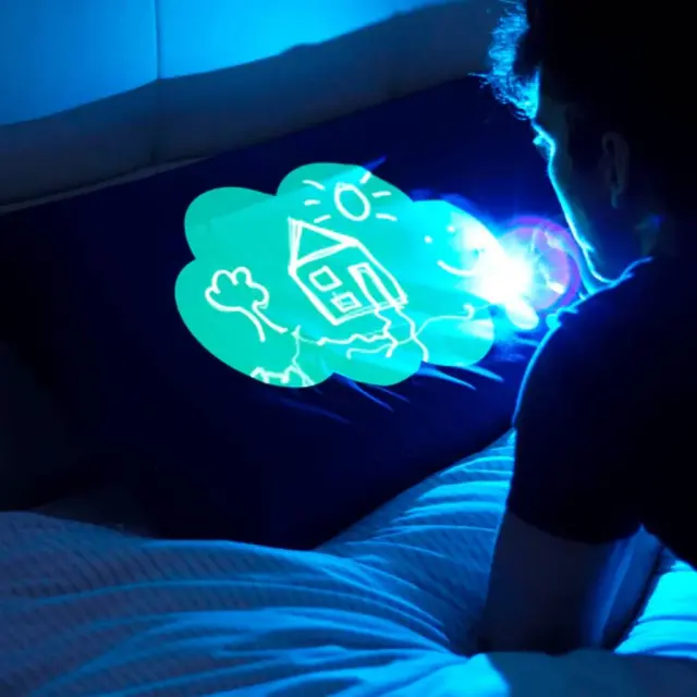 Illuminated Interactive Glow Pillowcase - Dream Cloud 2