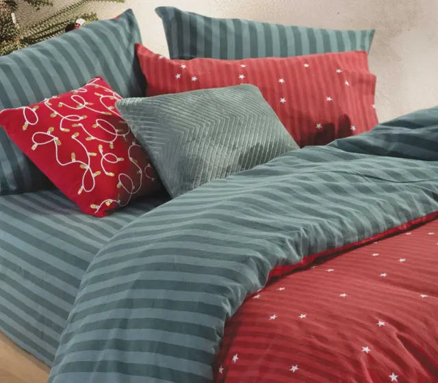 ΣΕΤ ΣΕΝΤΟΝΙΑ ΜΟΝΑ STRAIGHT TO CHRISTMAS 160X260 NEF-NEF HOMEWARE 2