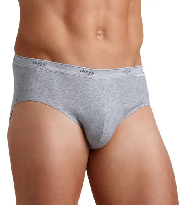Sloggi men Basic Midi γκρι σλιπ 10004712-0034