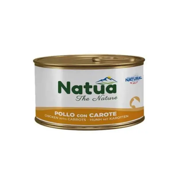 Natua Adult Chicken & Carrots Κονσέρβα για Γάτες με Koτόπουλο & Καρότα 85gr