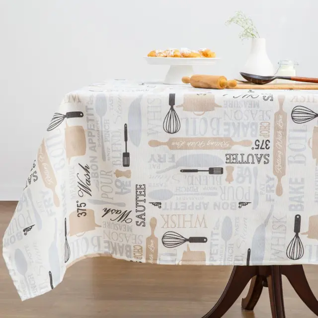 Καρέ Bon Apetit Εκρού 90 x 90 cm Εκρού 90 x 90 cm