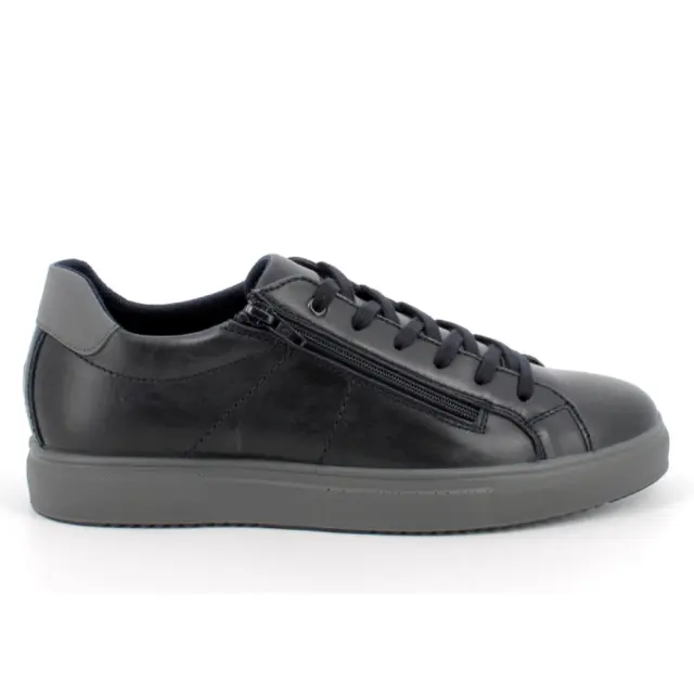Imac Sneakers Ανδρικό δέρμα Μπλέ IMA/652658 NOTTE