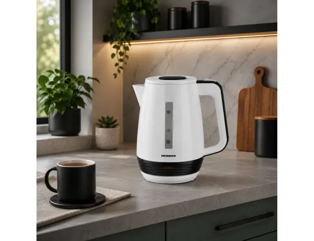 Βραστήρας Heinner HEK-17WH με χωρητικότητα 1.7L και ισχύ 2200W HEK-17WH