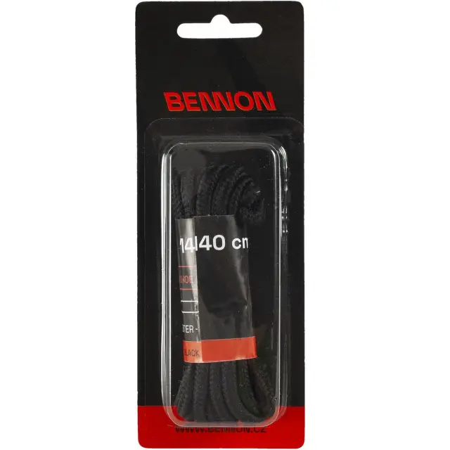 Κορδόνια παπουτσιών Bennon black 140εκ.