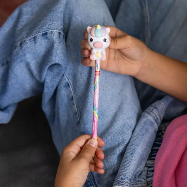 Legami Μολύβι anti-stress / Pencil with Squishy topper: Squeezies (3 σχέδια) Unicorn 3