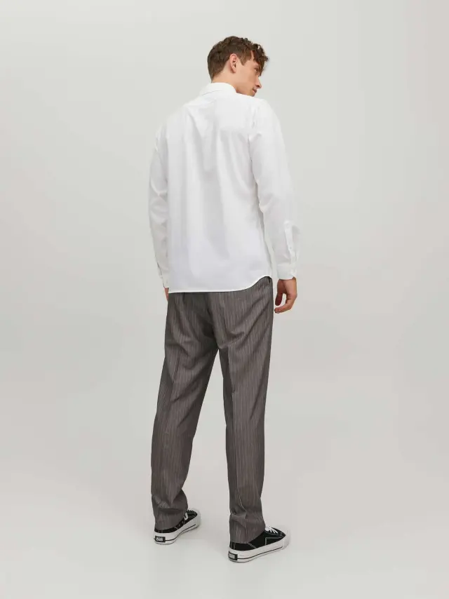 JPRBLAPARKER SHIRT L/S NOOS White 3