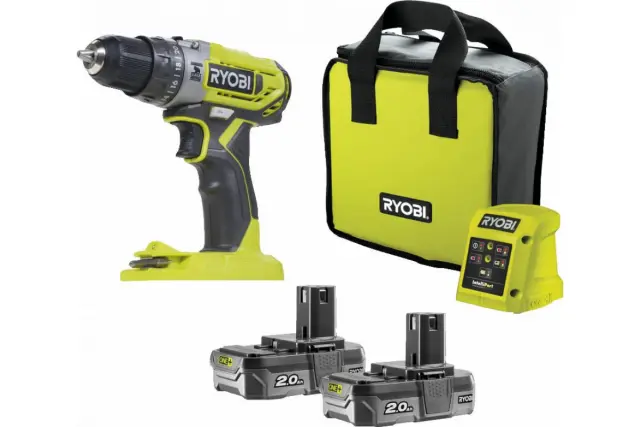 RYOBI 5133003774 ΚΡΟΥΣΤΙΚΟ ΔΡΑΠΑΝΟΚΑΤΣΑΒΙΔΟ 18V R18DD3-215S 2×1.5 Ah Li-ion 3