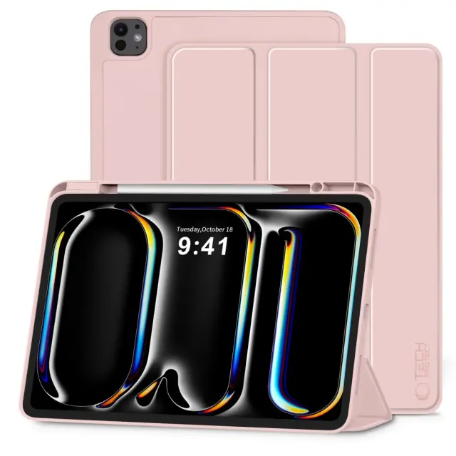Tech-protect Sc με Βάση για Pen Ipad Pro 13” 7 / 8 / 2024-2025 Pink