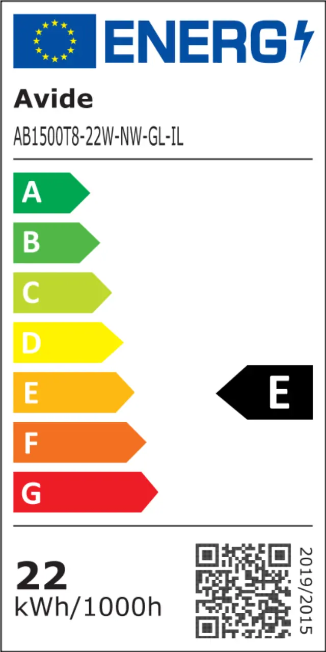 Avide LED Τύπου Φθορίου 22W G13 1500mm Λευκό 4000K 120lm/W 15.001.1678 2