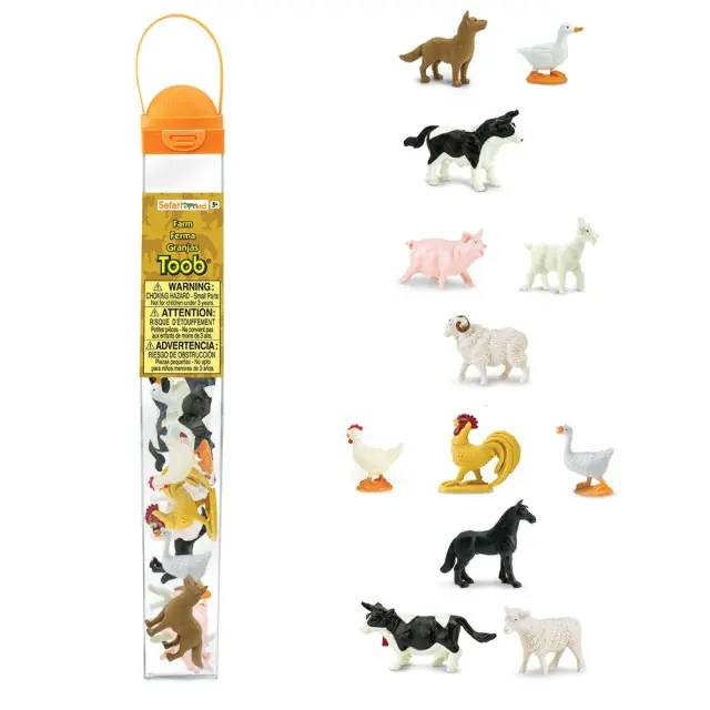 Safari Ltd Μινιατούρες Farm TOOB “Ζώα της Φάρμας” (3+ ετών) 695204
