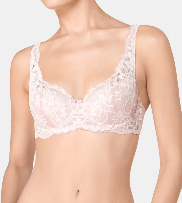 Triumph Σουτιέν Amourette Charm WHP Μπαλκονέ Με Μπανέλες Μπεζ