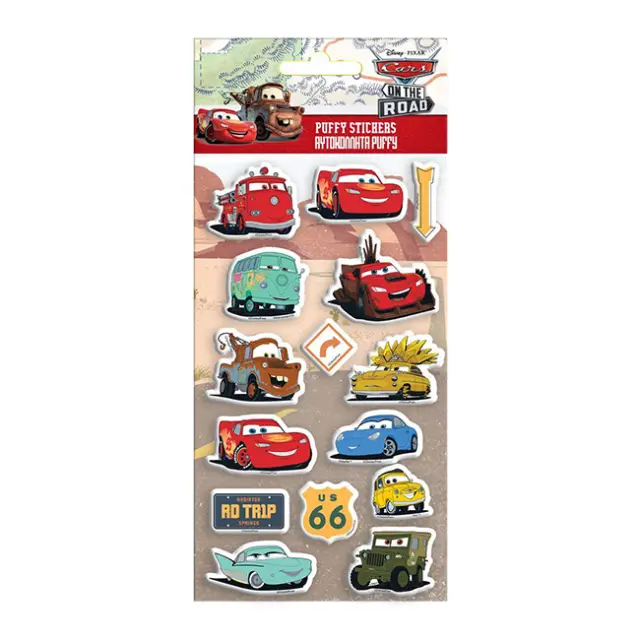 Diakakis Αυτοκόλλητα Puffy Disney Cars (000563612)