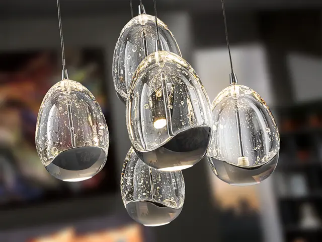 Φωτιστικό Κρεμαστό Rocio 783517D LED 5L Dimmable Chrome | Με Τηλεχειρισμό Χρώμιο 2
