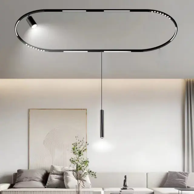 Inlight Γραμμικό φωτιστικό LED 12W 3CCT για Curved μαγνητική ράγα σε μαύρη απόχρωση D:34x2,2x2,5cm (TMC0041-Black) 3