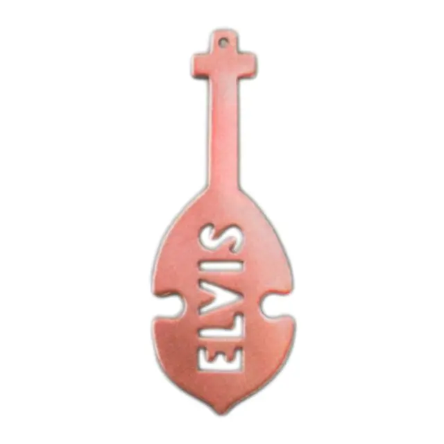 Χάλκινο Επίπεδο Κιθάρα Elvis 22x60mm - 2τεμ