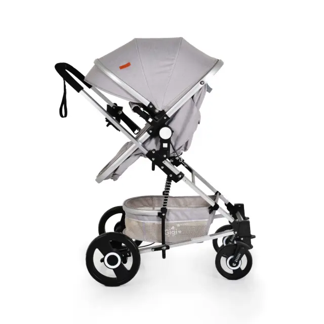 Πολυκαρότσι 2σε1 Μετατρεπόμενο Gigi Moni Light Grey 3800146235130 3