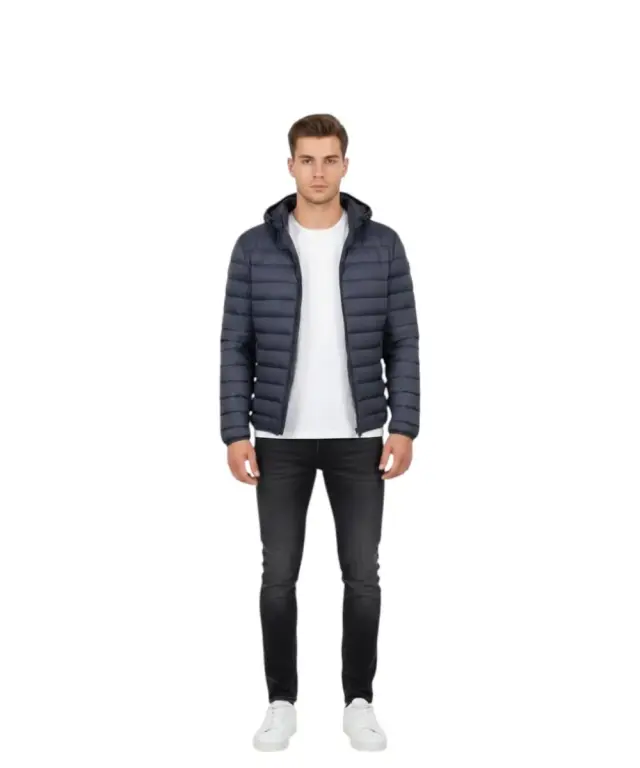 Cavalli Class - Ανδρικό Χειμερινό Μπουφάν TXT40TSB049-04926 Μπλε Σκούρο