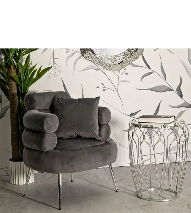 Πολυθρόνα με Μαξιλάρι SILVERY PLUS 3