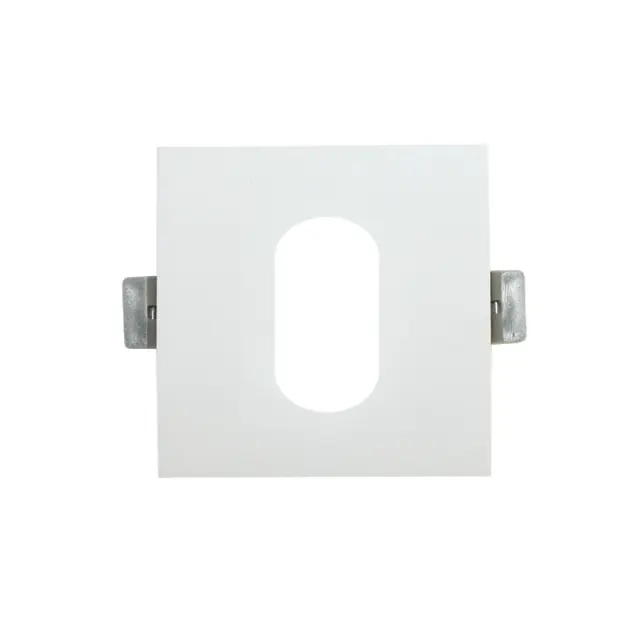 Aca Light ΣΠΟΤ ΕΔΩΤΕΡΙΚΟΥ ΧΩΡΟΥ ΧΩΝΕΥΤΟ ΚΕΝΟ 617 ΤΕΤΡΑΓΩΝΟ ΑΛΟΥΜΙΝΙΟ ΛΕΥΚΟ ΣΥΜΒΑΤΙΚΟ 1xGU10 IP20 Φ88mm