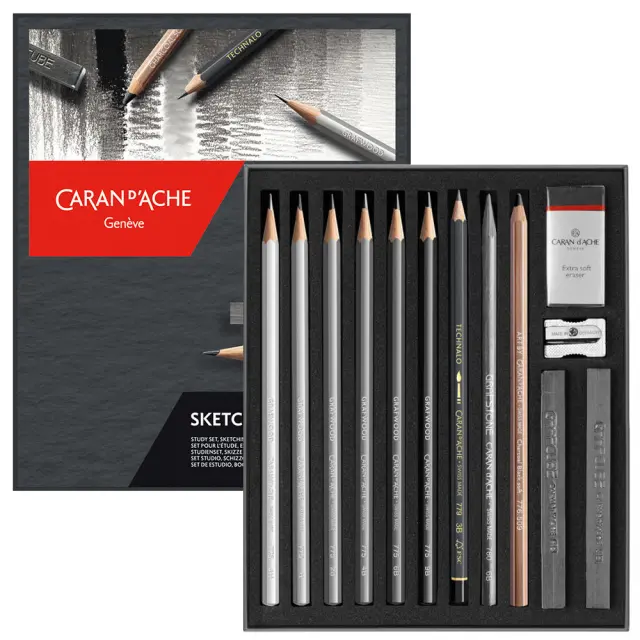 Caran d'Ache Graphite Line Sketching Σετ 14τεμ